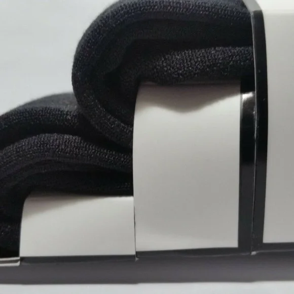 Black Fleece Lined Footless Tights Small Leggings - Picture 6 of 9